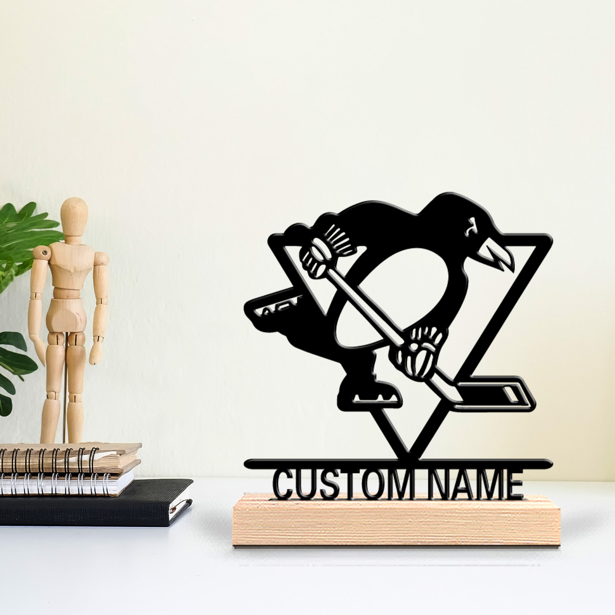 Art Craft Club - 1pc ice hockey club Custom Text