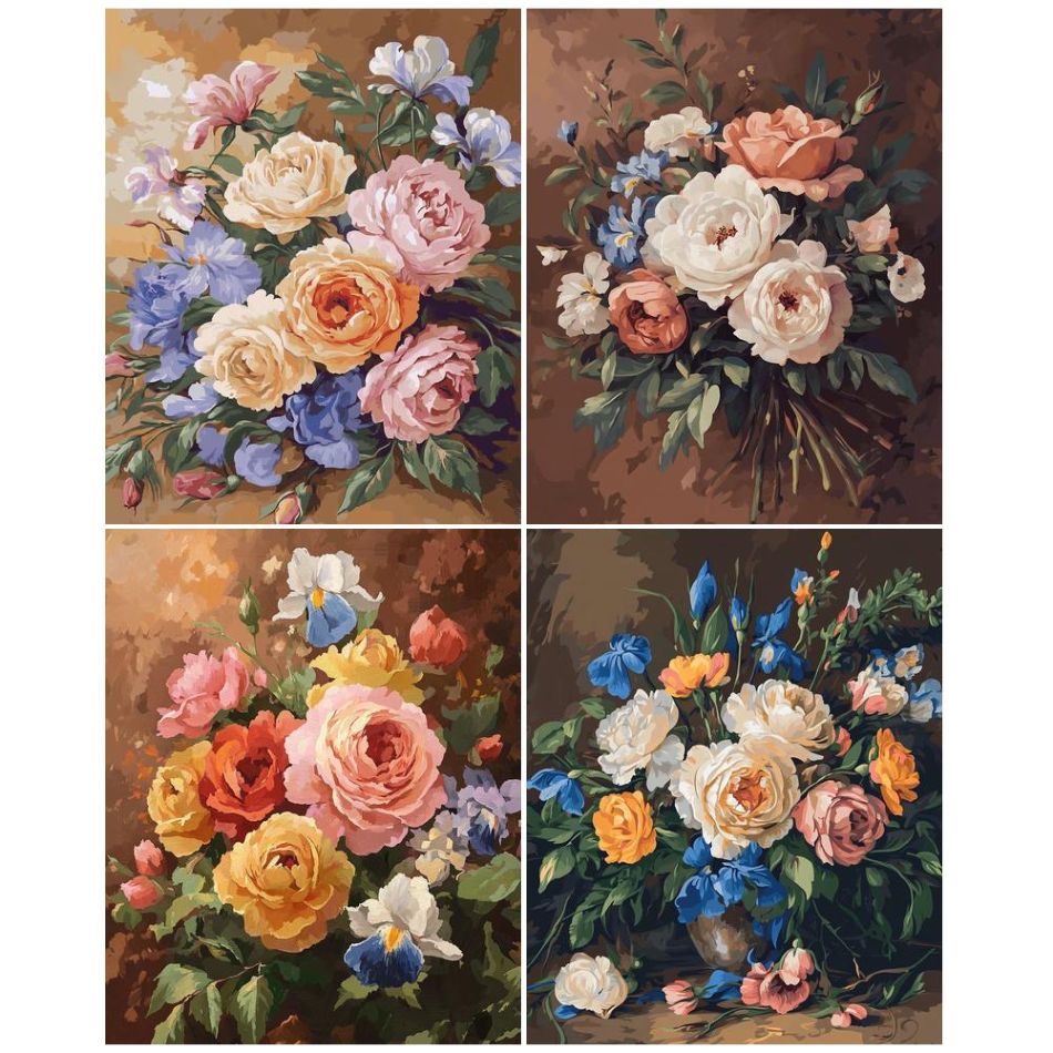 Art Craft Ideas With Paper - CHENISTORY Flower 5d Diamond Painting Kits