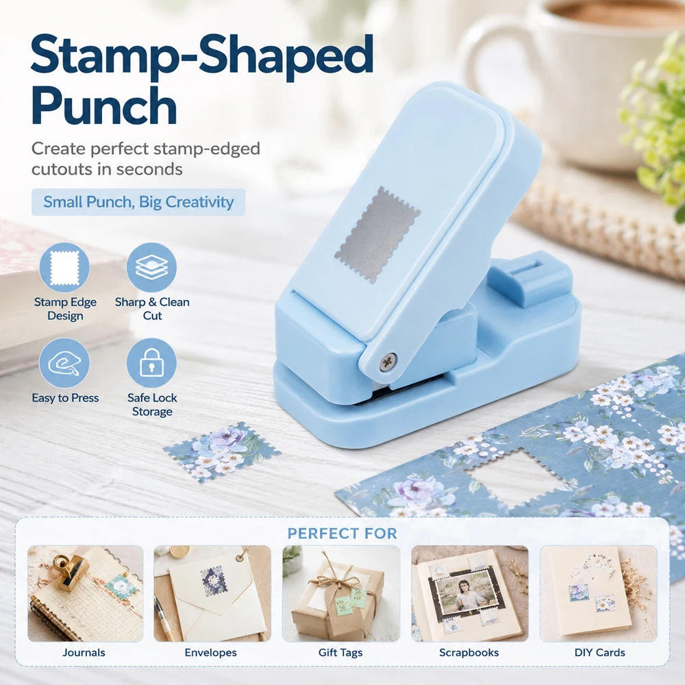 Art Craft Store - Postage Stamp Edge Paper Punch for