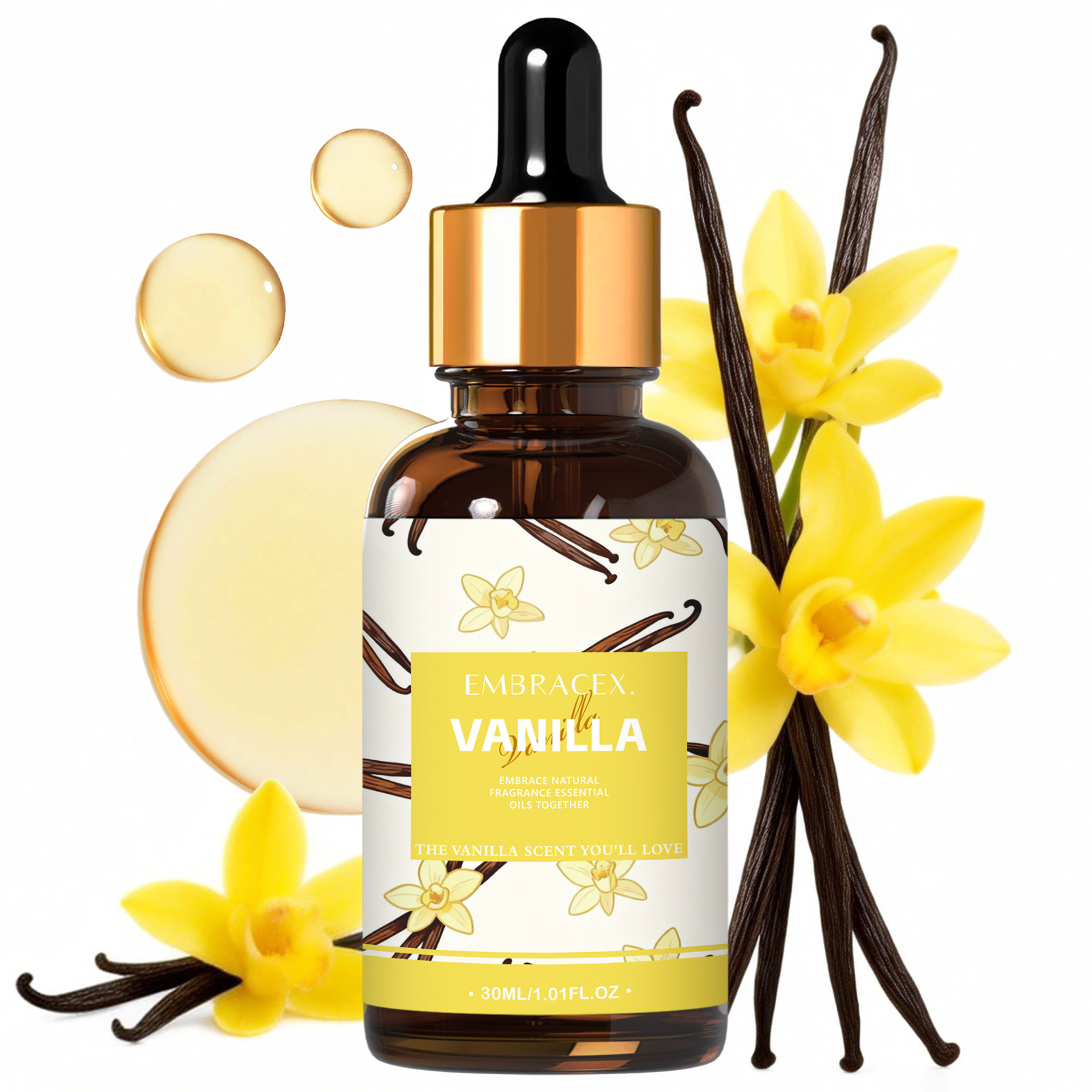 Art Craft Things - 30ml Vanilla Fragrance Oils For Diffusers