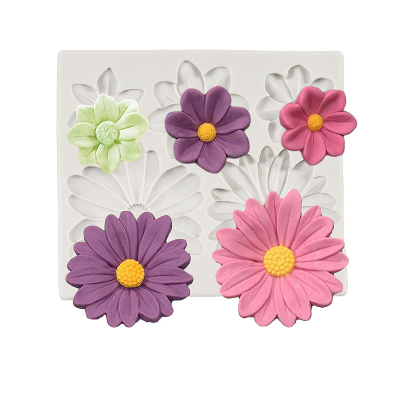 Art Craft Show - Daisy Fondant Mold Chrysanthemum Flower Blossoms