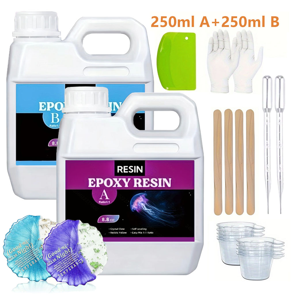 The Art And Craft Of Jewelry - 125ml/250ml Crystal Clear Casting Resin Kit