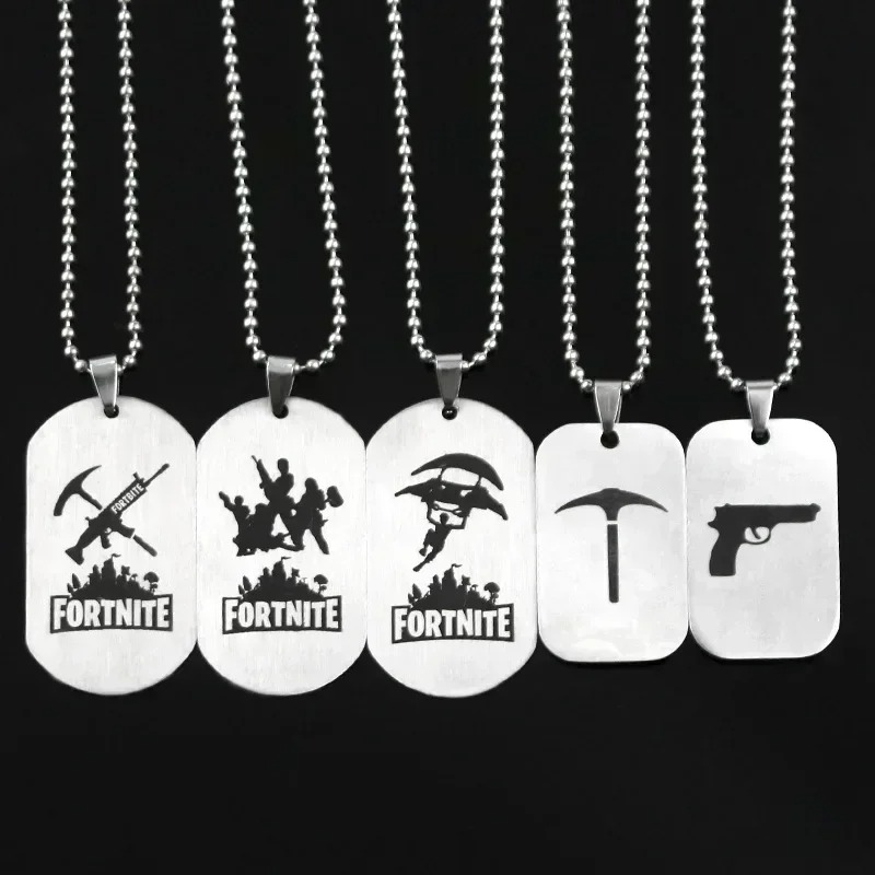 Art Craft Store - Game Fortnite Anime Necklace Stainless Steel