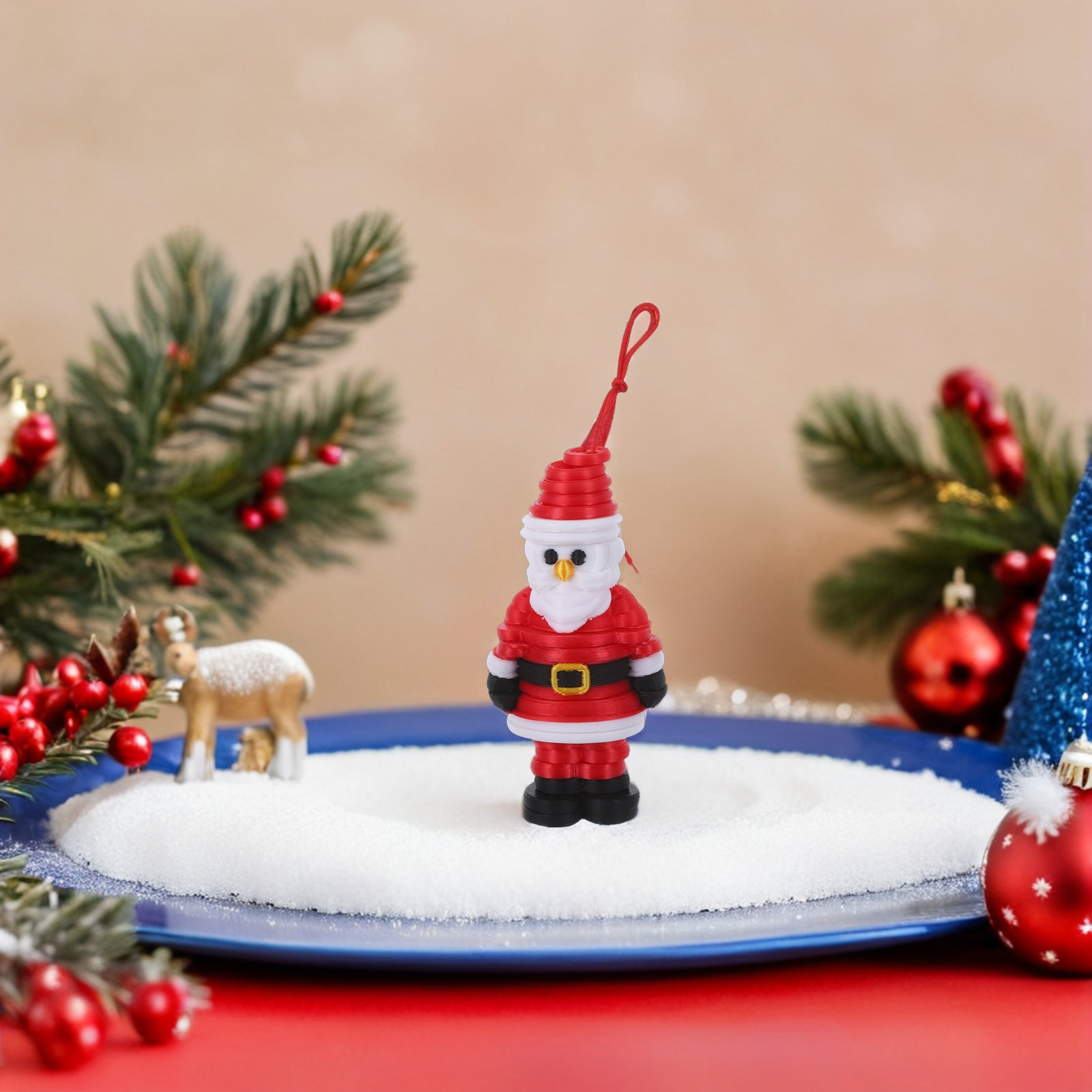 Art And Craft Xmas Tree - 1Set Santa Claus Christmas Tree Hanging