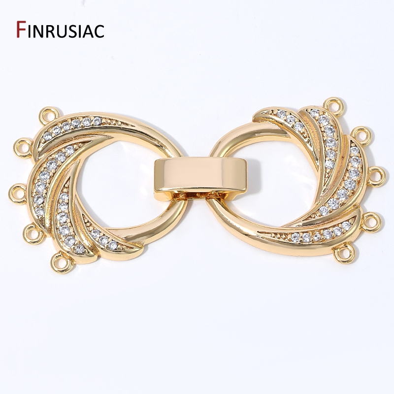Art Craft Ideas - 14K Gold Plated Brass With Zircon