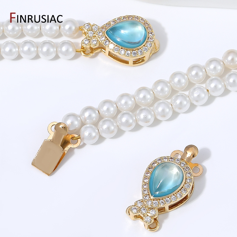 Art Craft Ideas - 18K Gold Plated Brass Pear Opal
