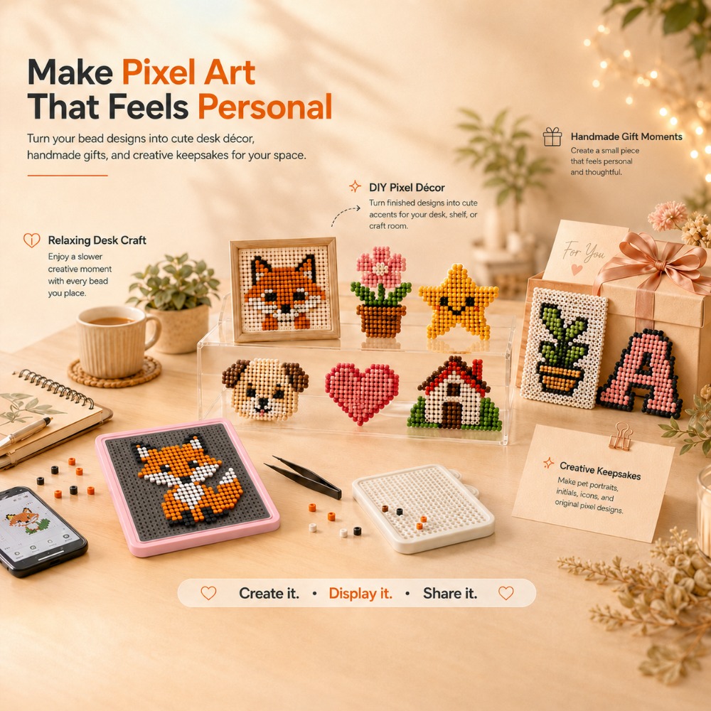 Art Craft Store - LED Smart Fuse Bead Pegboard, App