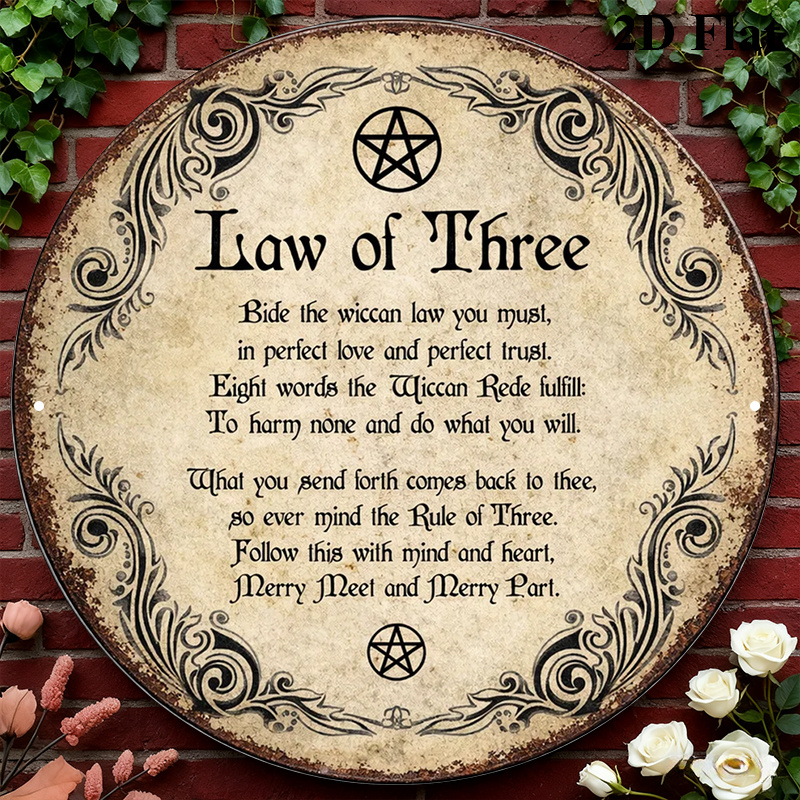 Art & Craft Toys For Kids - CIFBUY Vintage Wicca Triple Goddess Aluminum