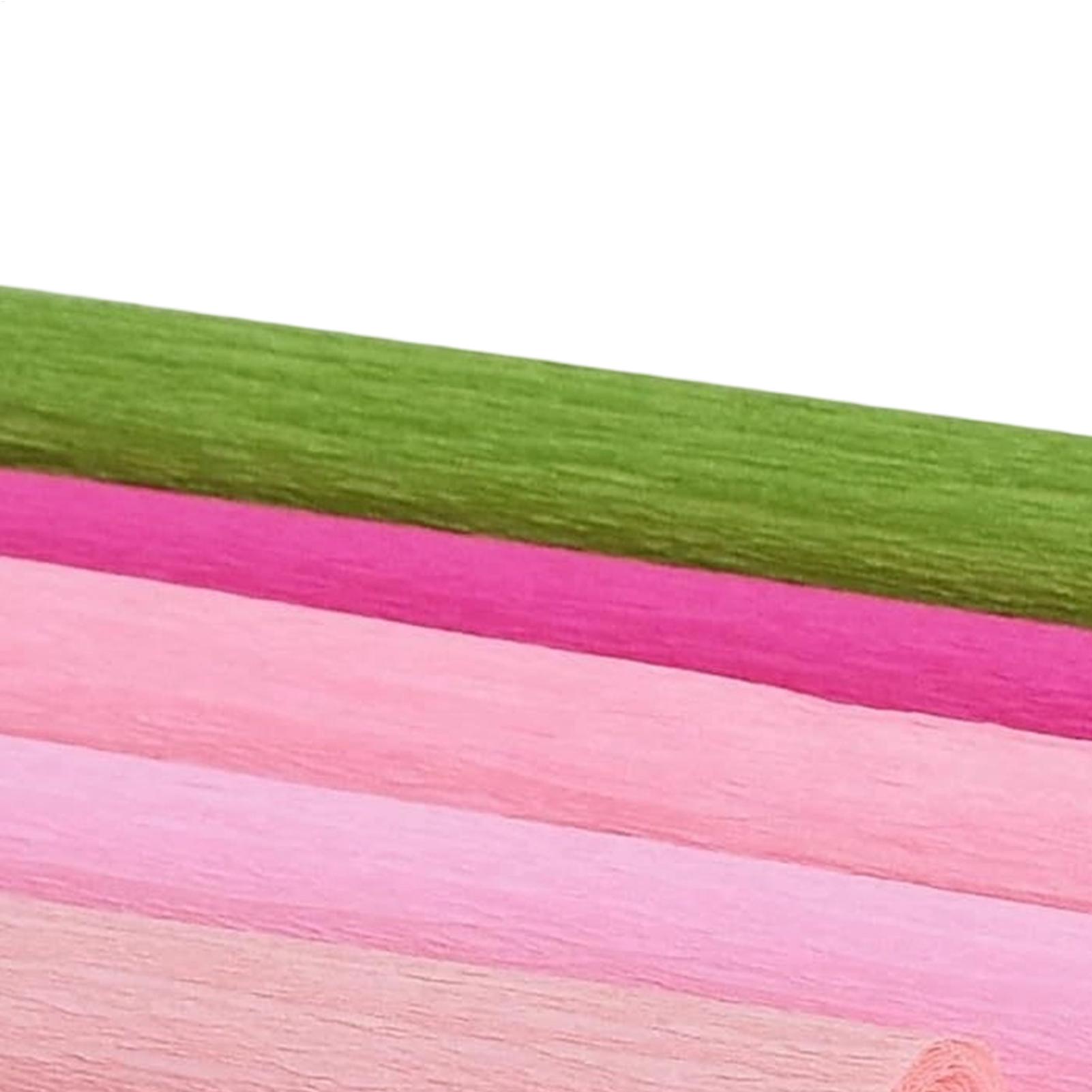 Art & Craft Activities For Toddlers - Flower Making Crepe Paper 6 Rolls