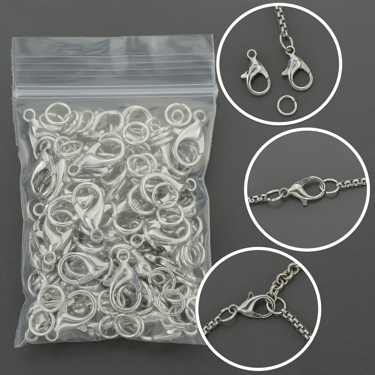 1/2/300pcs Lobster Clasps Open - Art Craft Making review and price