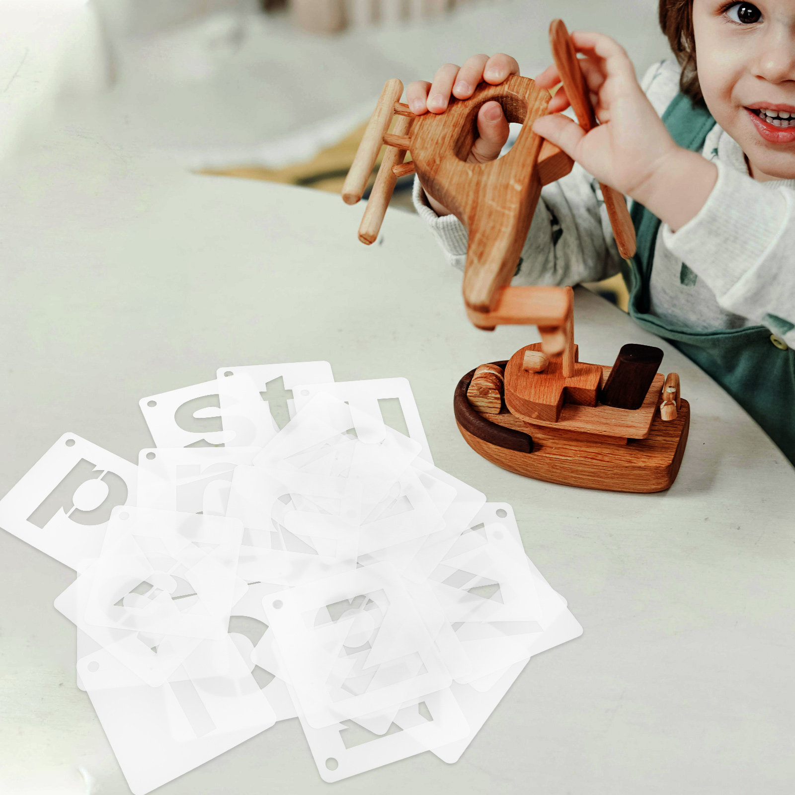 1Set Reusable A-Z Alphabet Ste - Letter S Art Craft review and price