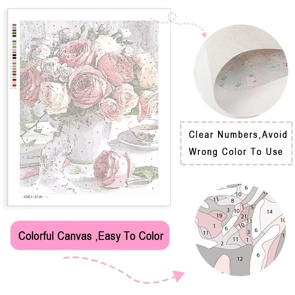 Paint By Numbers Kit for Adult - Letter S Art Craft review and price