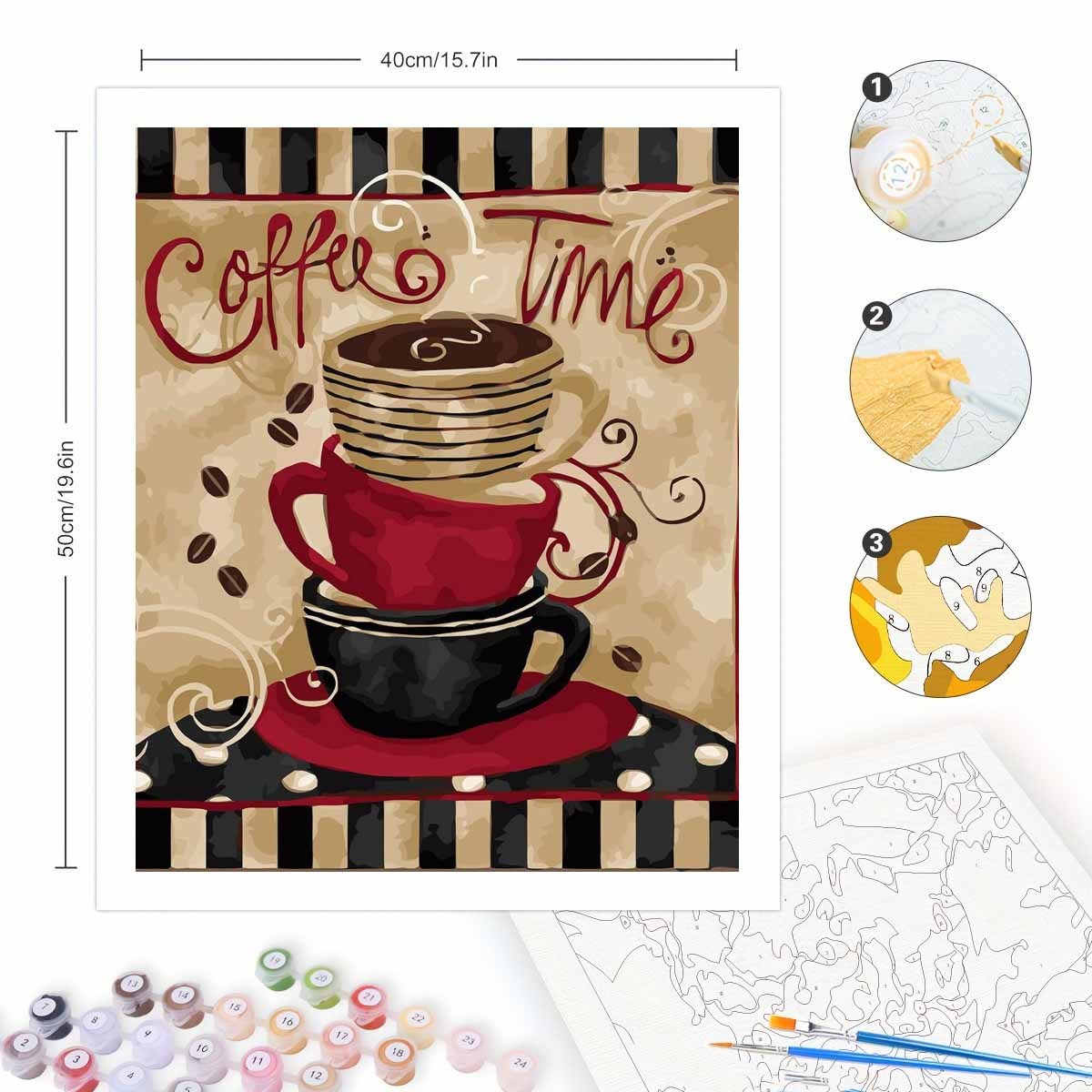 Paint By Numbers Kit for Adult - Letter S Art Craft review and price