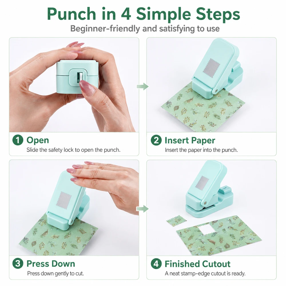 Postage Stamp Edge Paper Punch - Art Craft Store review and price