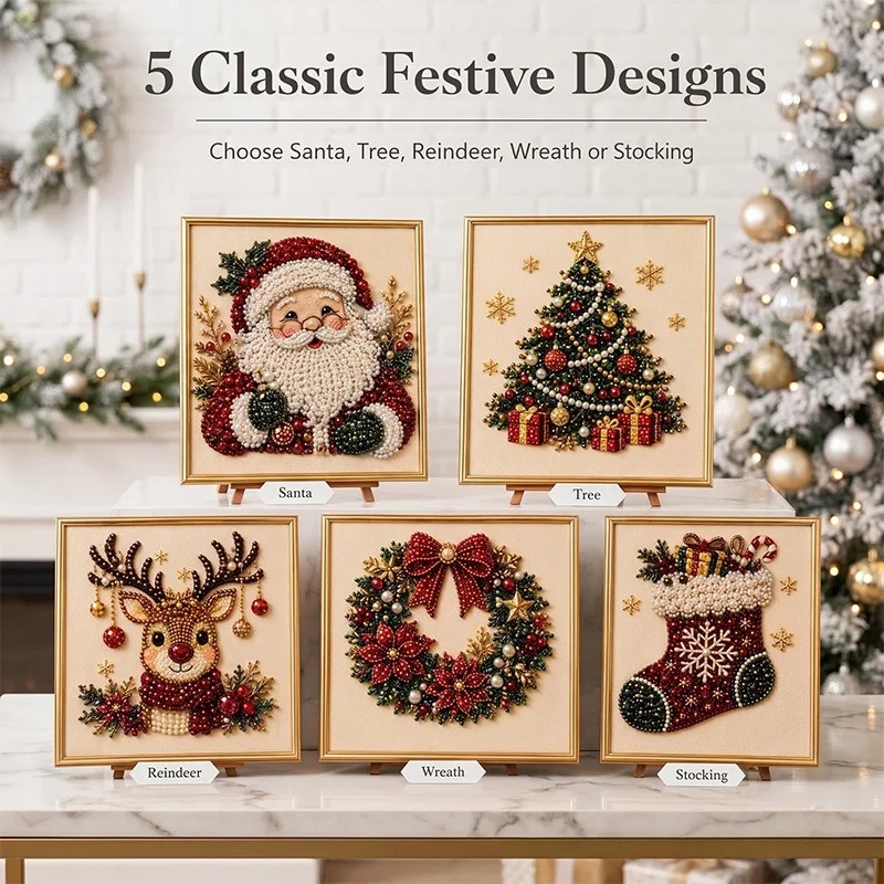 Christmas Pearl Diamond Painti - Art Craft Things review and price