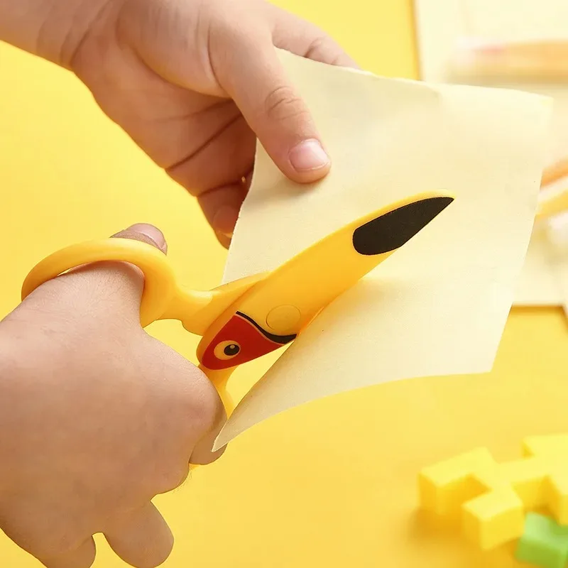 Kids Plastic Scissors Cartoon  - Art Craft Using Paper review and price