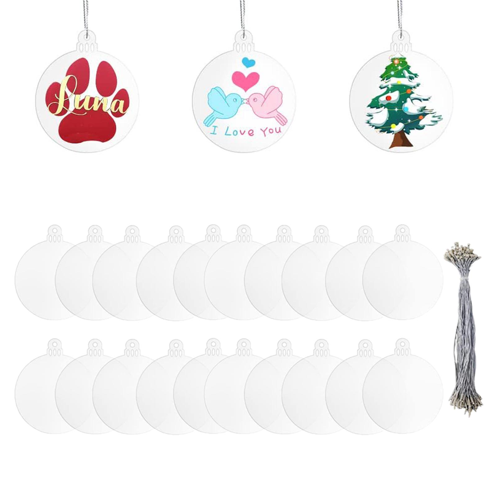 20Pcs Acrylic Christmas Orname - Art And Craft Xmas Tree review and price