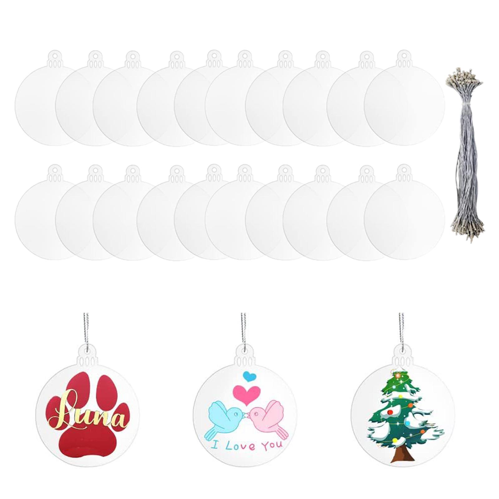 20Pcs Acrylic Christmas Orname - Art And Craft Xmas Tree review and price