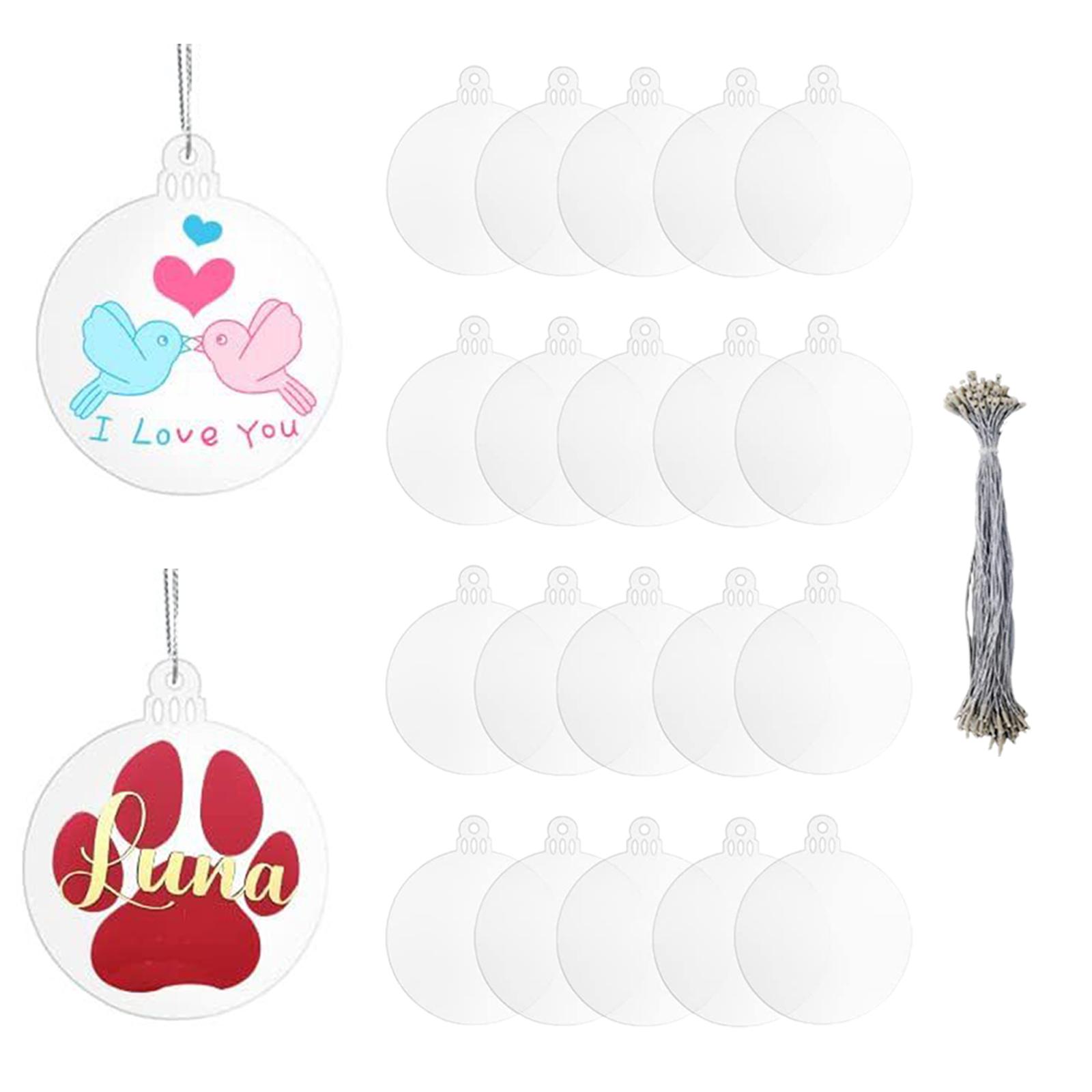20Pcs Acrylic Christmas Orname - Art And Craft Xmas Tree review and price