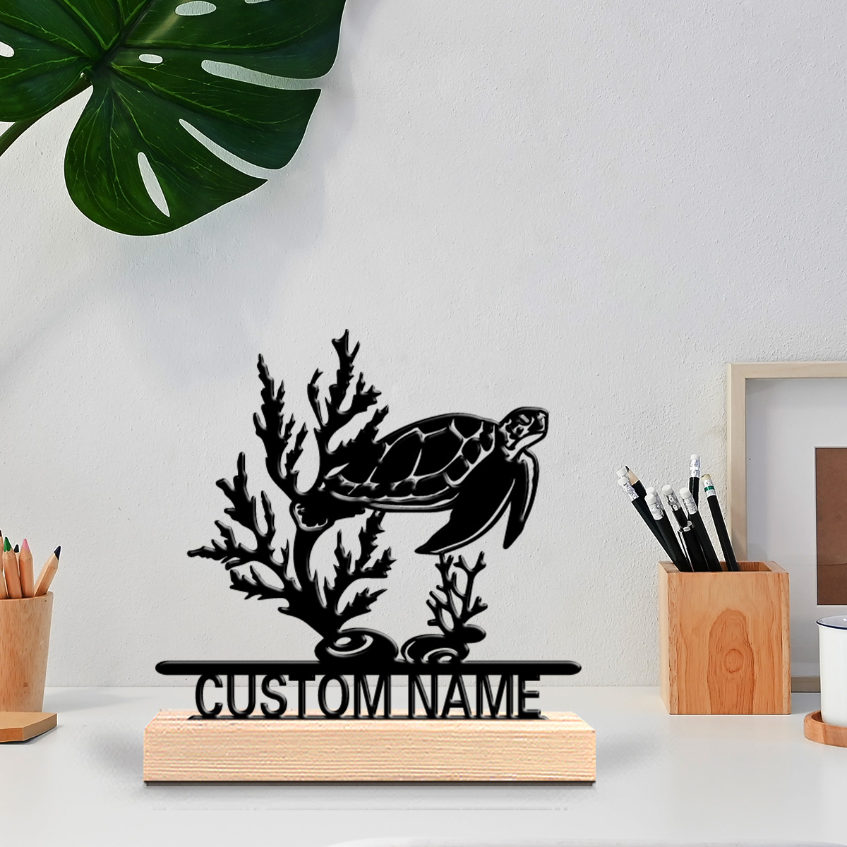 1pc Abstract Sea turtle Custom - Letter S Art Craft review and price