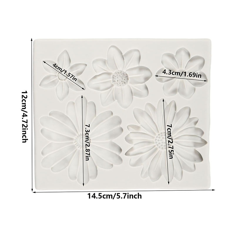 Daisy Fondant Mold Chrysanthem - Art Craft Show review and price