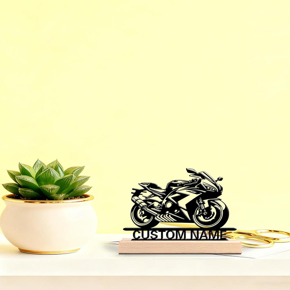 1pc Abstract cool motorcycle C - Letter S Art Craft review and price