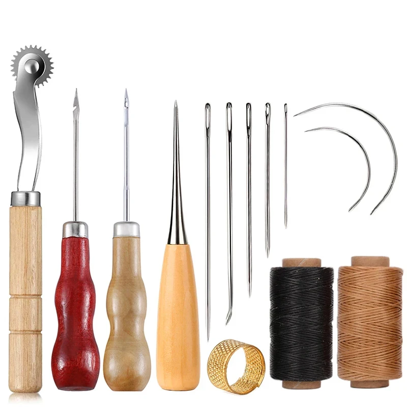 14PCS Leather Craft Sewing Kit - Leather Tooling Kit review and price