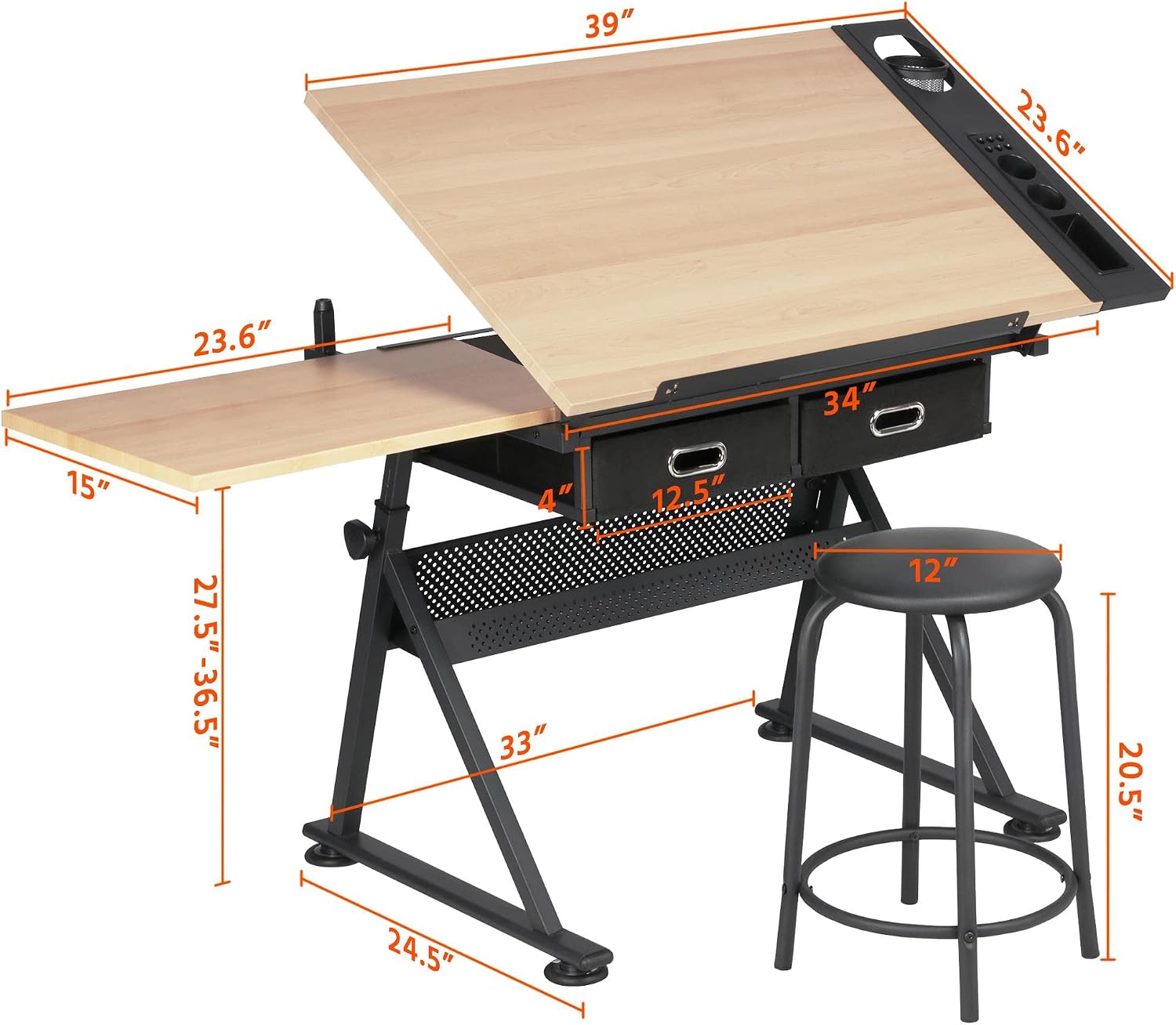 Adjustable Drafting Table Art  - Art & Craft Activities For Toddlers review and price