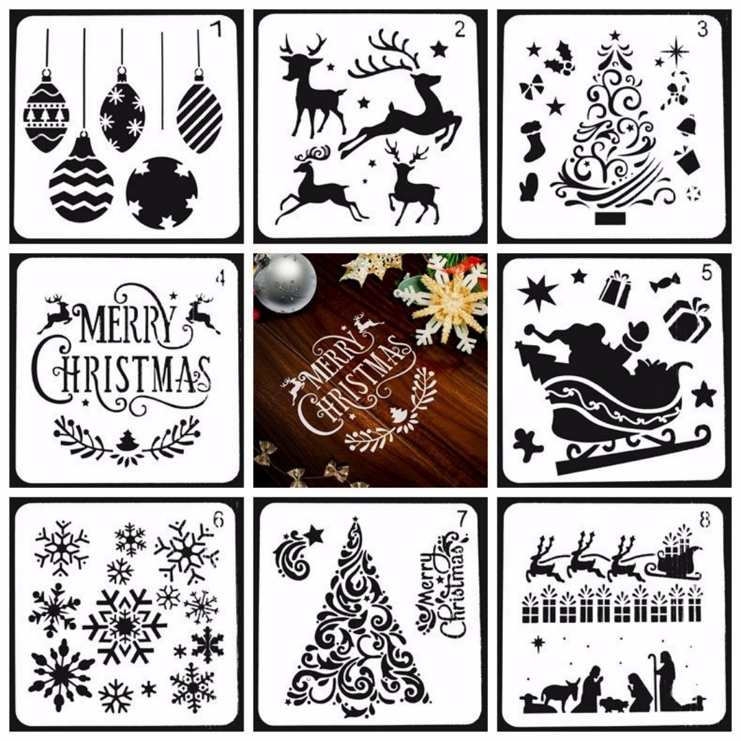 8/12/16pcs Christmas Painting  - Art And Craft Xmas Tree review and price