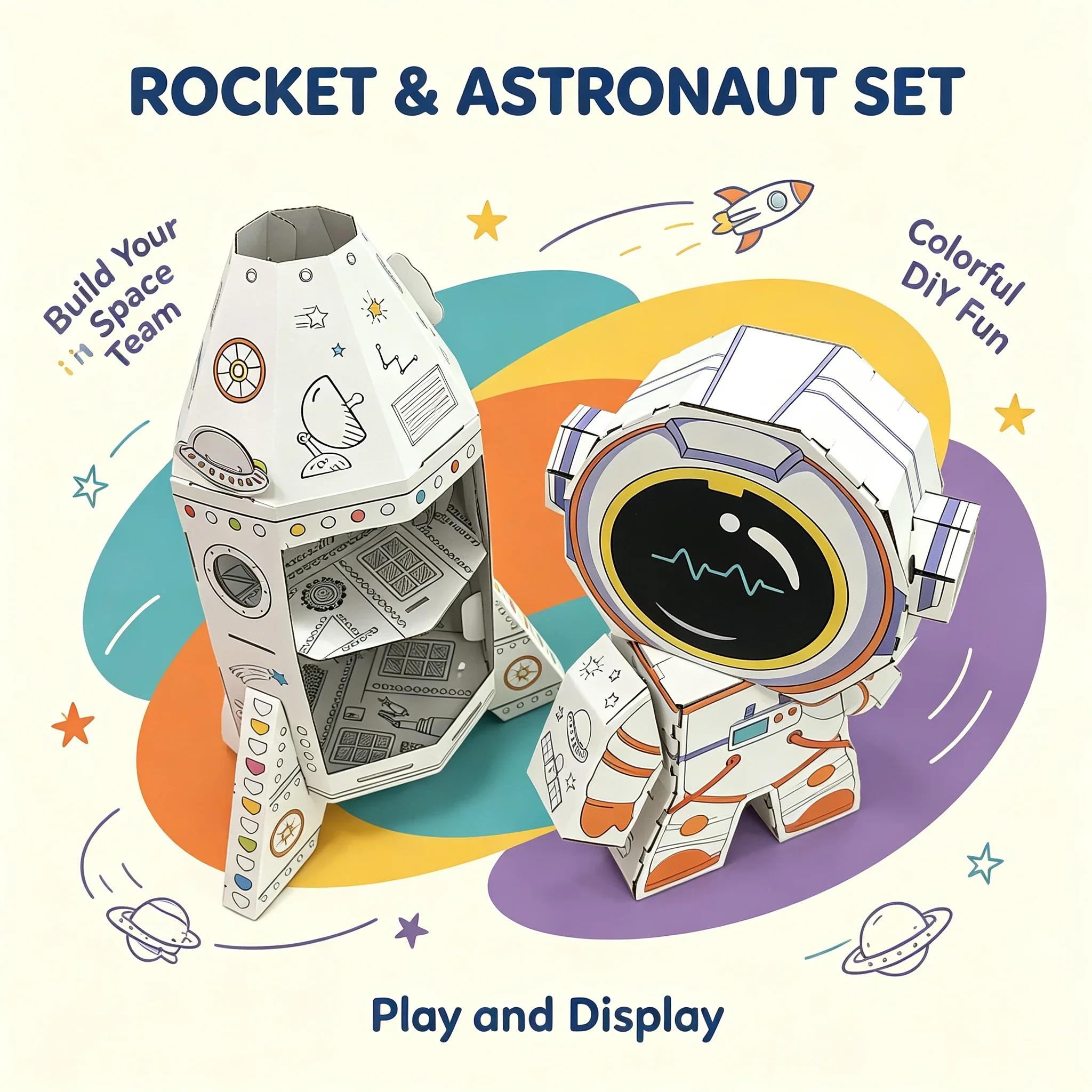 STEM Educational DIY Doodle Ar - Art And Craft Rocket review and price