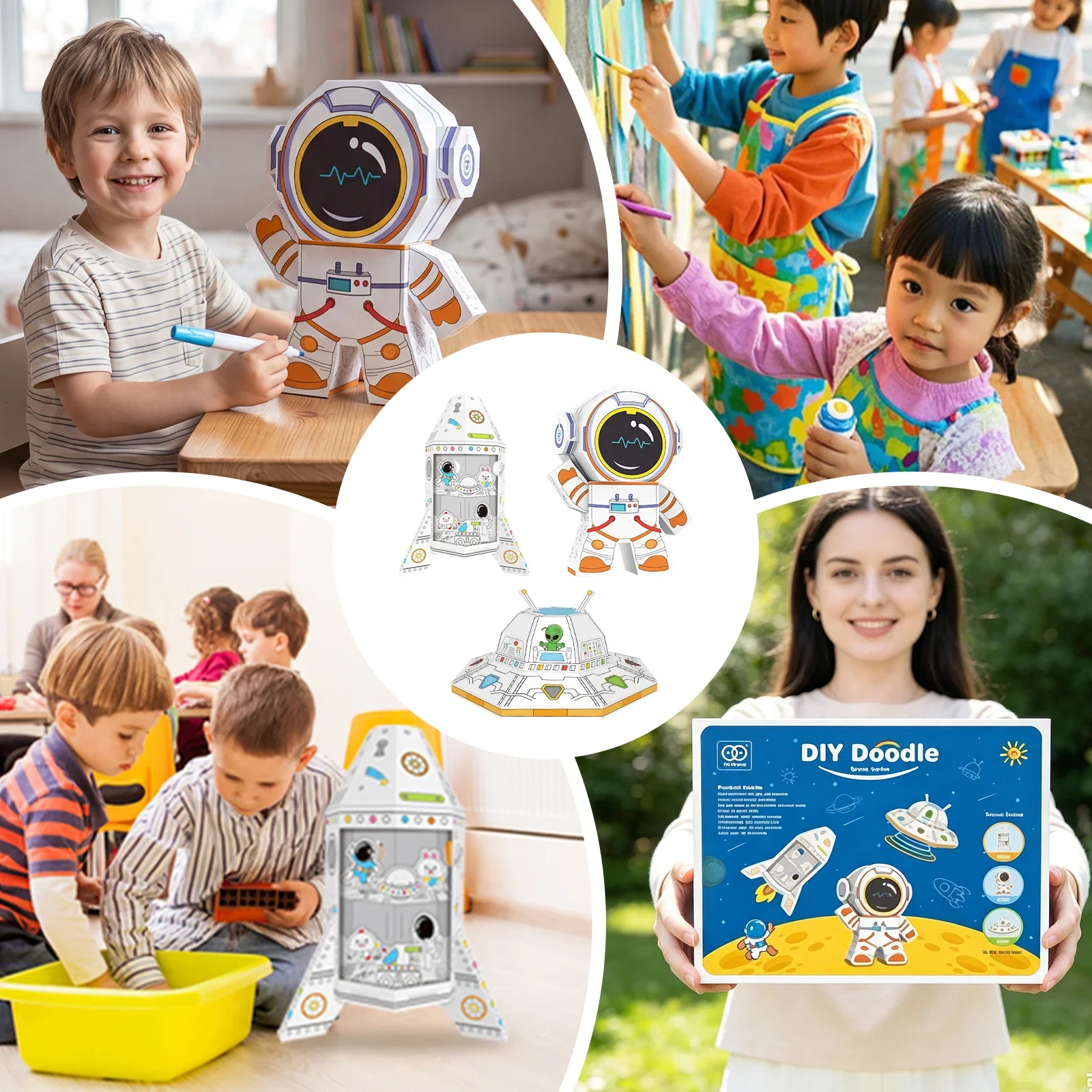 STEM Educational DIY Doodle Ar - Art And Craft Rocket review and price