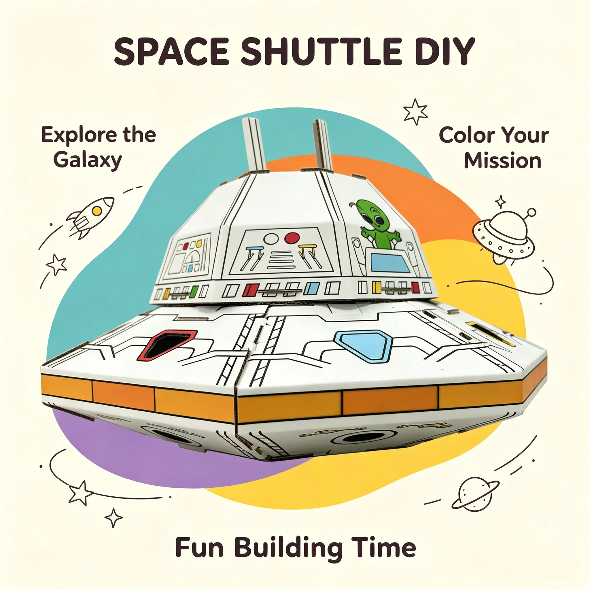 STEM Educational DIY Doodle Ar - Art And Craft Rocket review and price