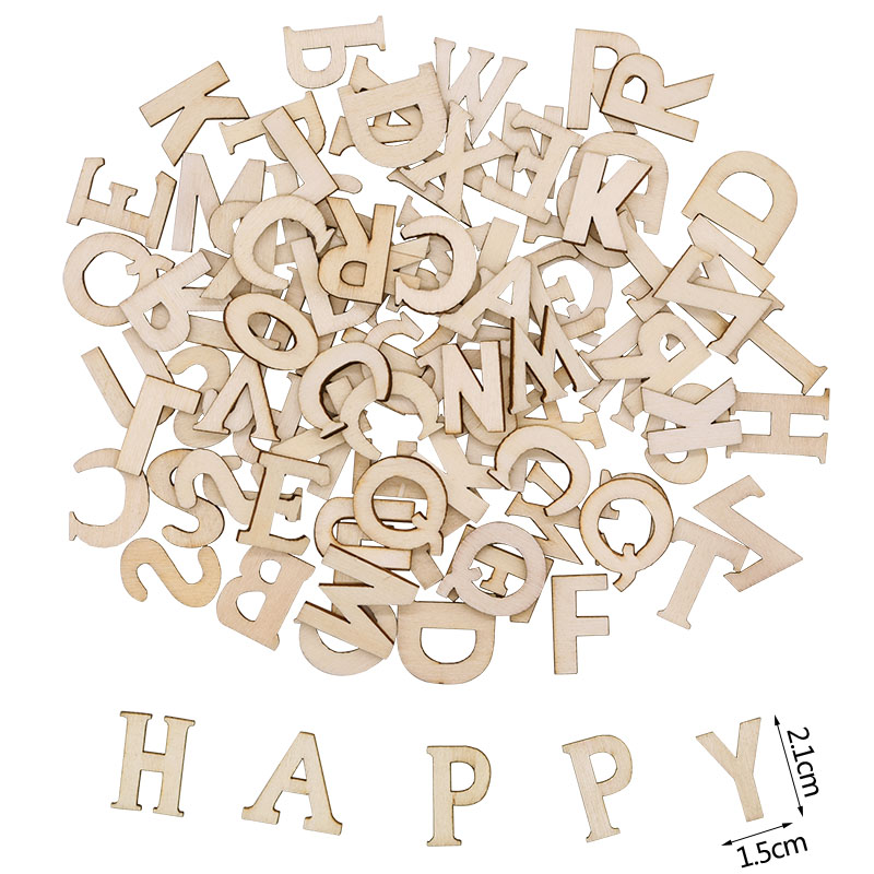 100pcs Wood English Alphabet D - Letter S Art Craft review and price