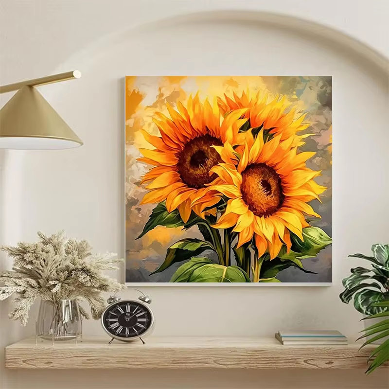 Sunflower Oil Painting Set, Ha - Letter S Art Craft review and price