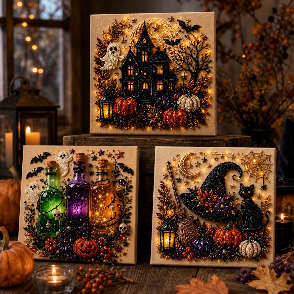 Halloween Ghost & Pumpkin 3D P - Art Craft Things review and price