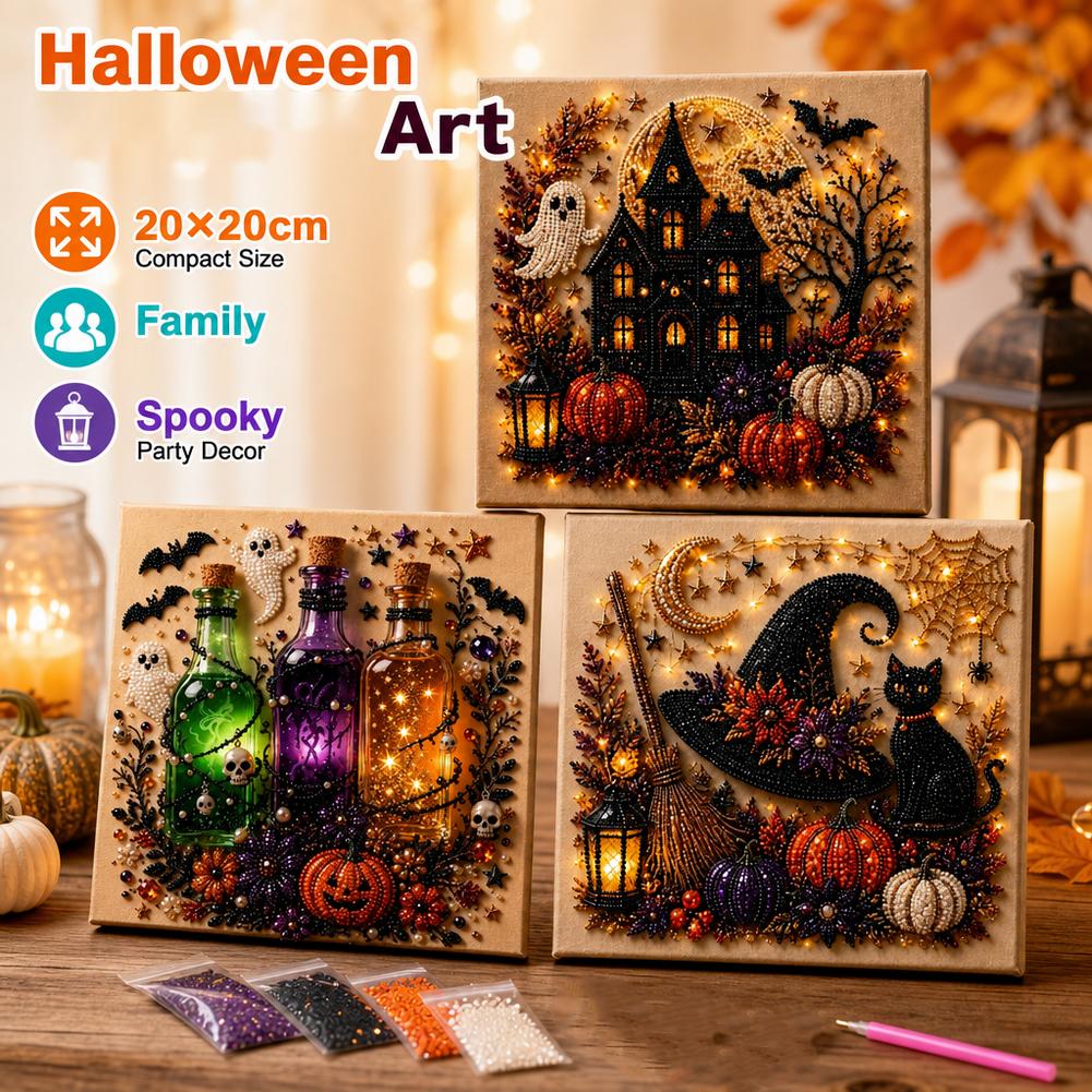 Halloween Ghost & Pumpkin 3D P - Art Craft Things review and price