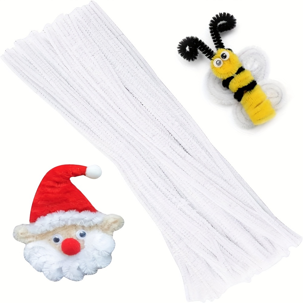 100 Pcs White Pipe Cleaners,Pi - Art Craft Things review and price