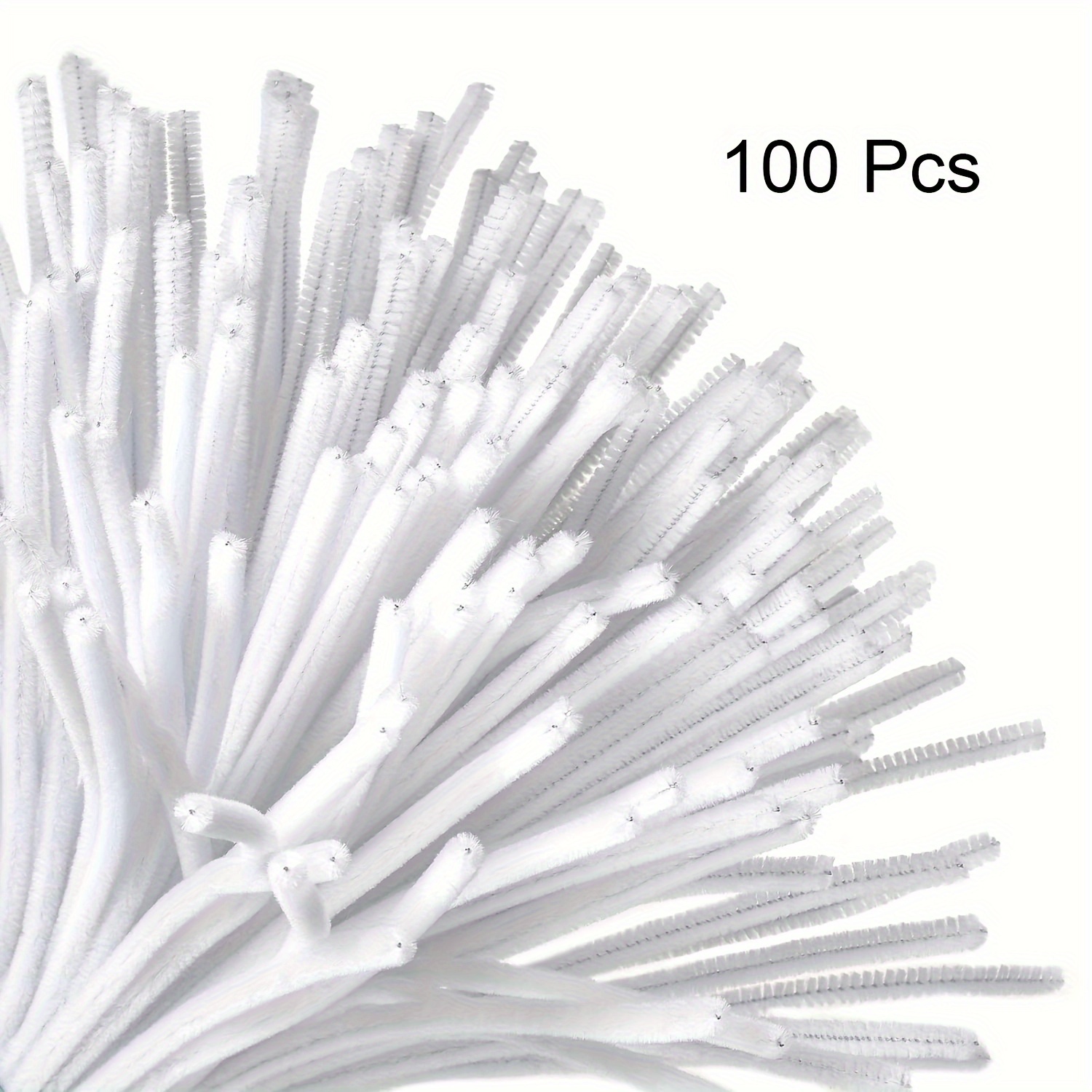 100 Pcs White Pipe Cleaners,Pi - Art Craft Things review and price