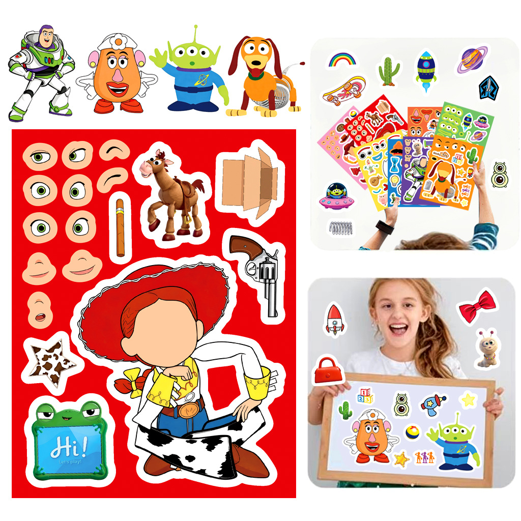 Toy Story 5 Make a Face Sticke - Art Craft Ideas review and price