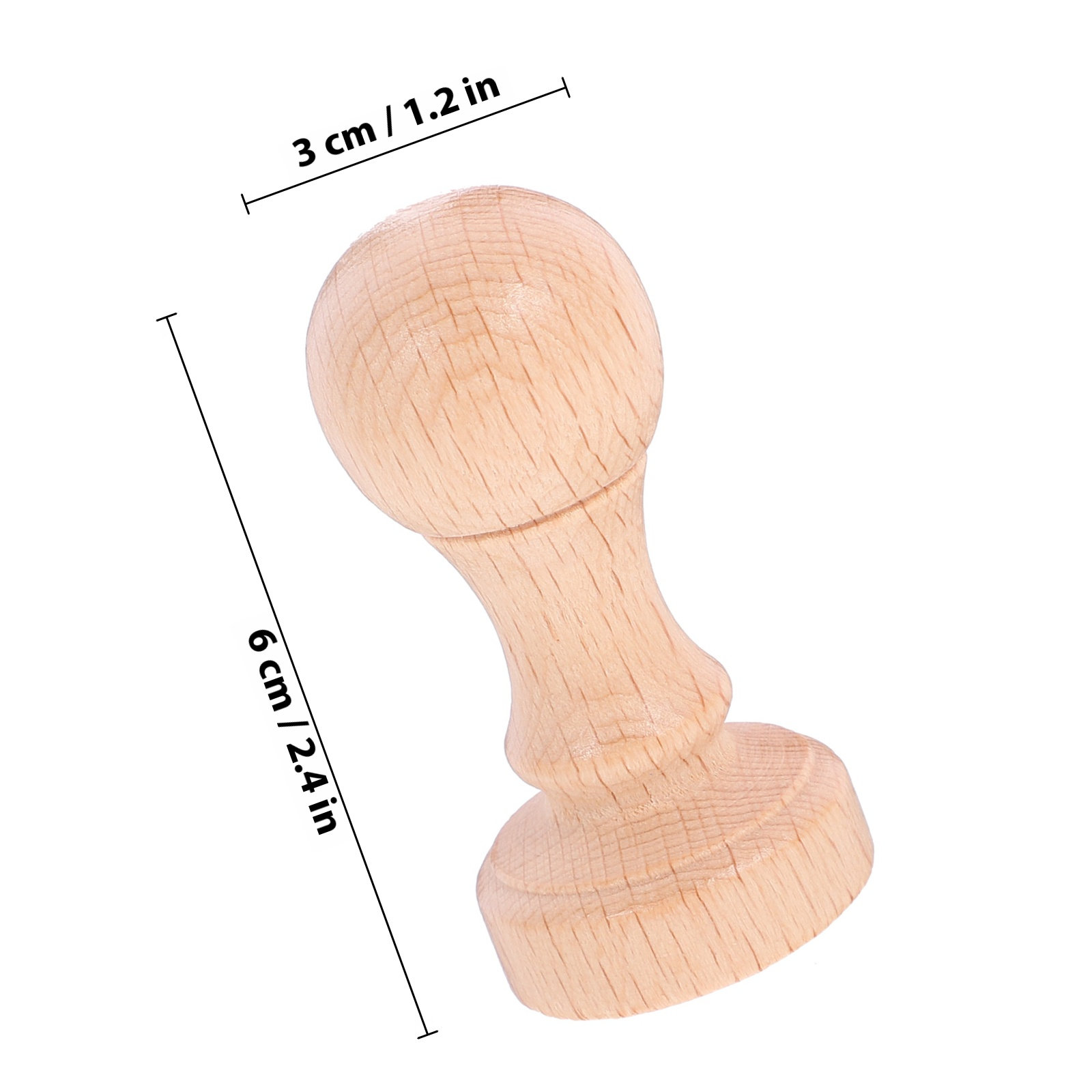 2Pcs Lightweight Wooden Stamp  - Letter S Art Craft review and price