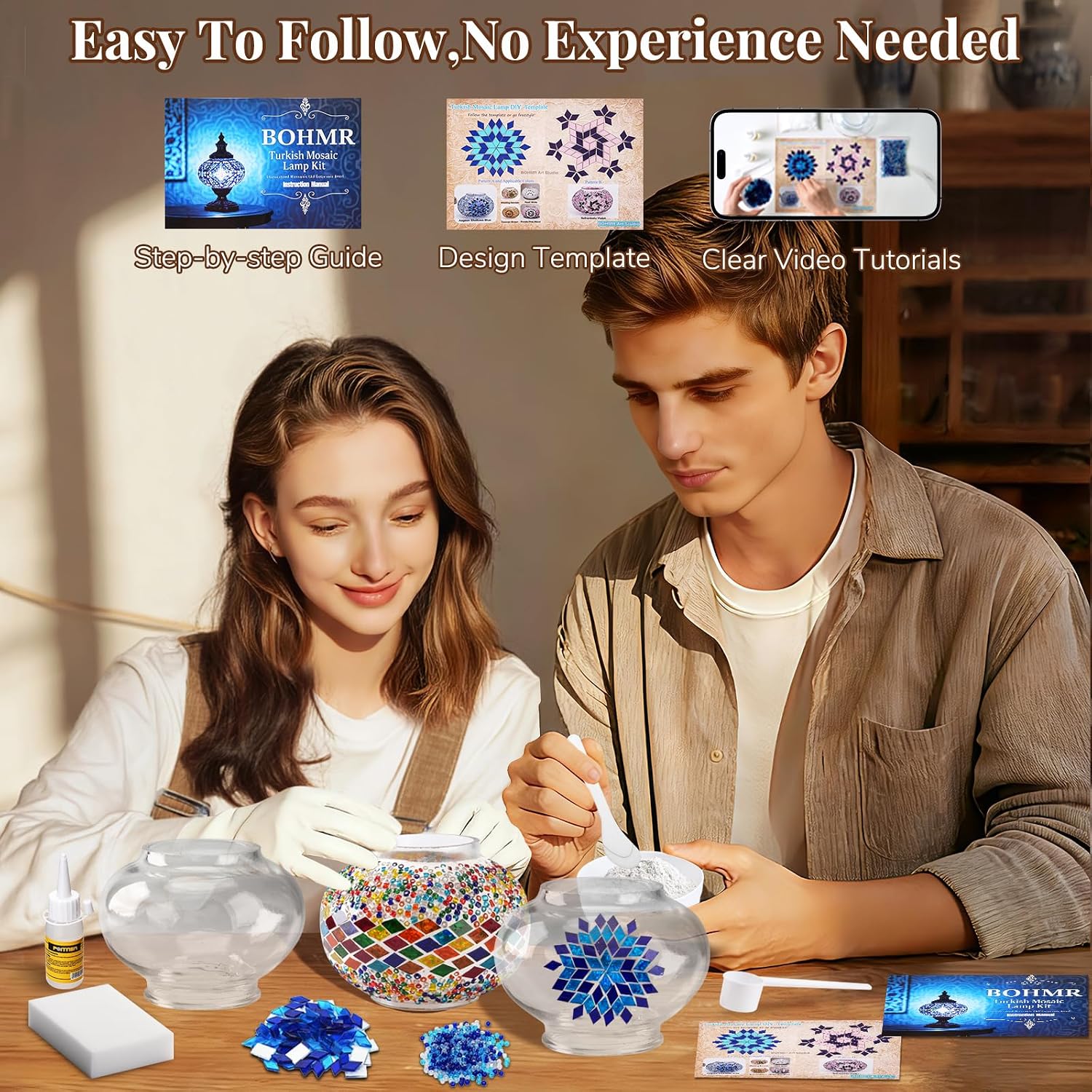 DIY 3 Globe Turkish Mosaic Lam - Art Craft Making review and price