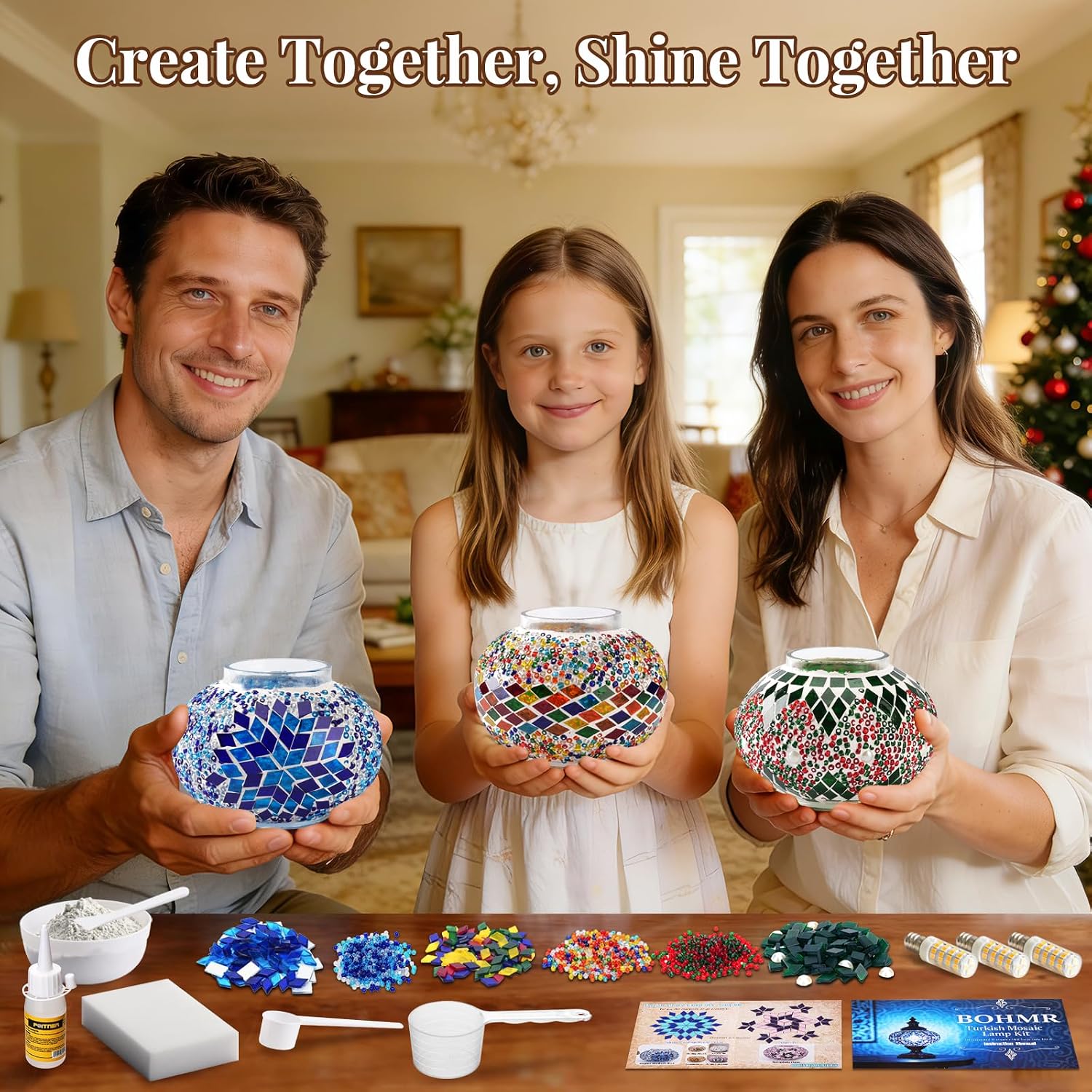 DIY 3 Globe Turkish Mosaic Lam - Art Craft Making review and price
