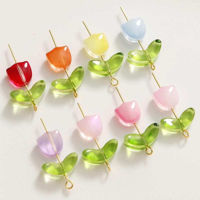 Lampwork  Flower Beads 30Pcs M - The Art And Craft Of Jewelry review and price