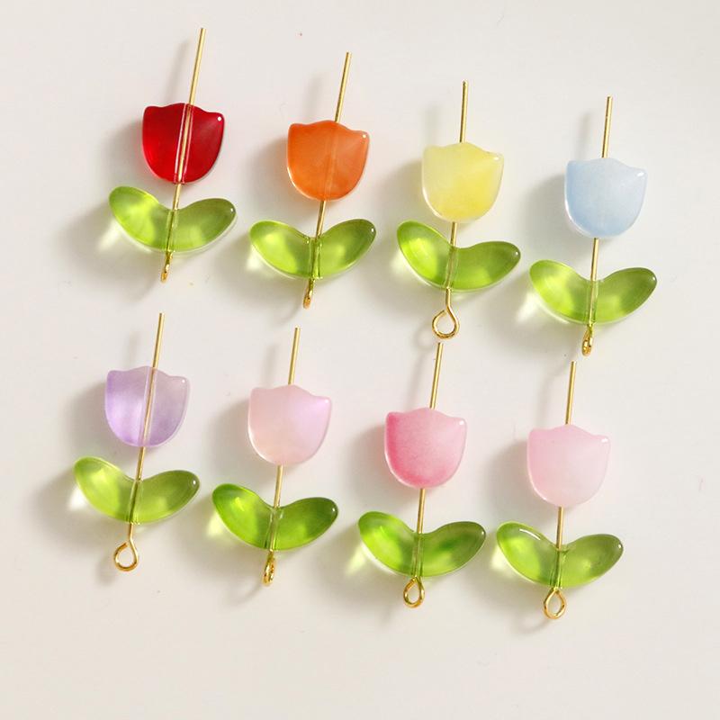 Lampwork  Flower Beads 30Pcs M - The Art And Craft Of Jewelry review and price