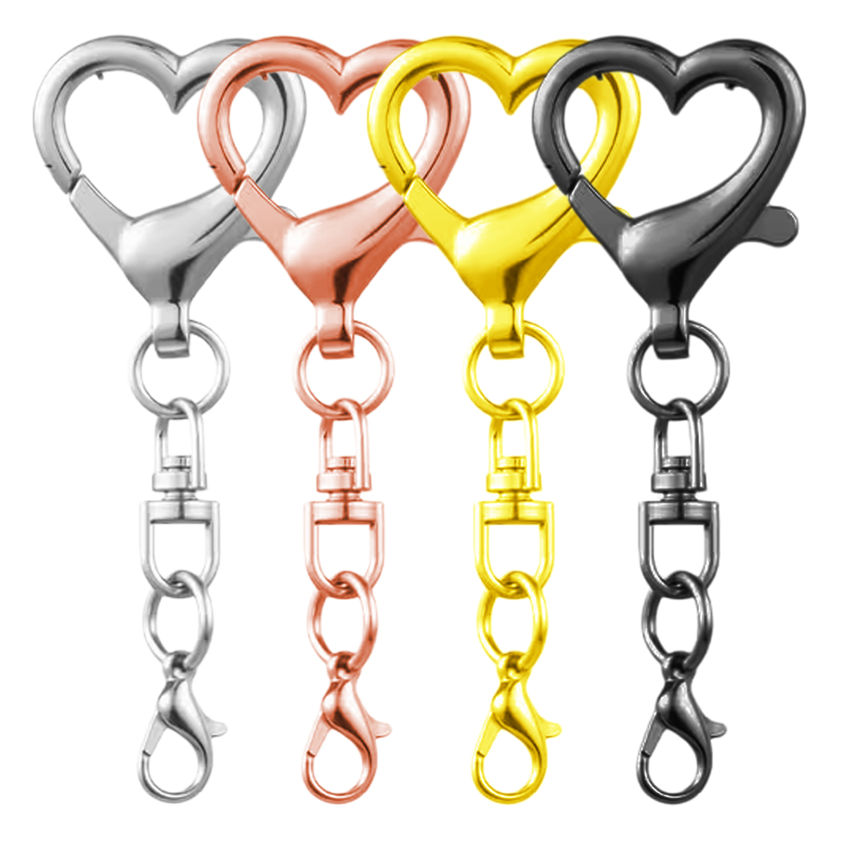 5/15/30Pcs Heart Shaped Swivel - Art Craft Ideas review and price