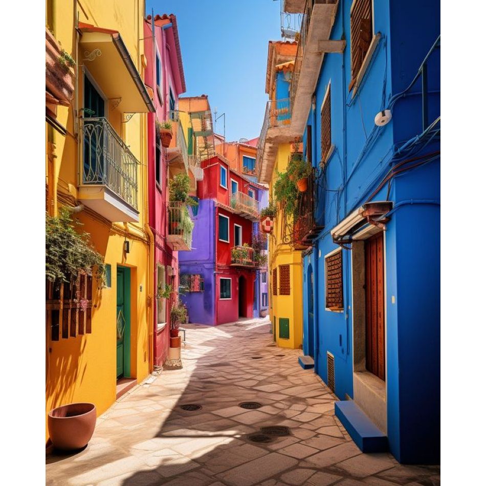 RUOPOTY Colorful Houses 5d Dia - Art Craft Ideas With Paper review and price