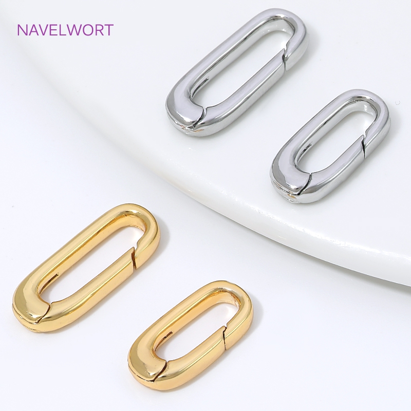 1/2/4Pcs 18K Gold Plated Oval  - Art Craft Ideas review and price