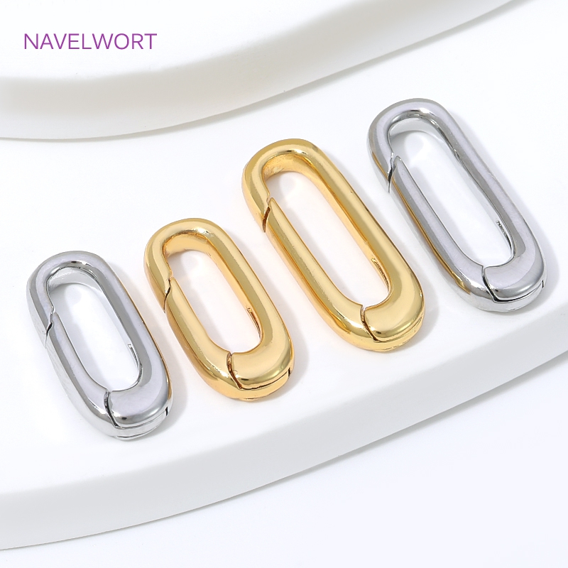 1/2/4Pcs 18K Gold Plated Oval  - Art Craft Ideas review and price
