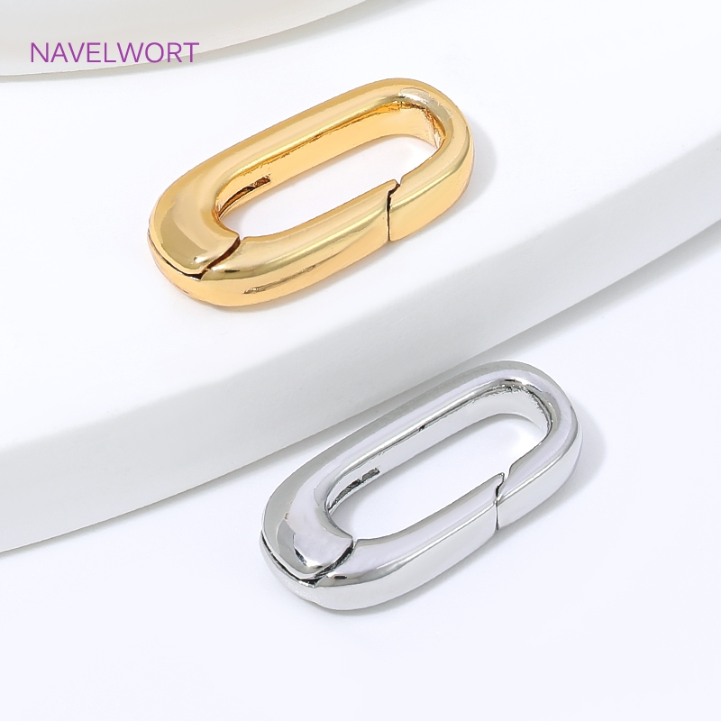 1/2/4Pcs 18K Gold Plated Oval  - Art Craft Ideas review and price