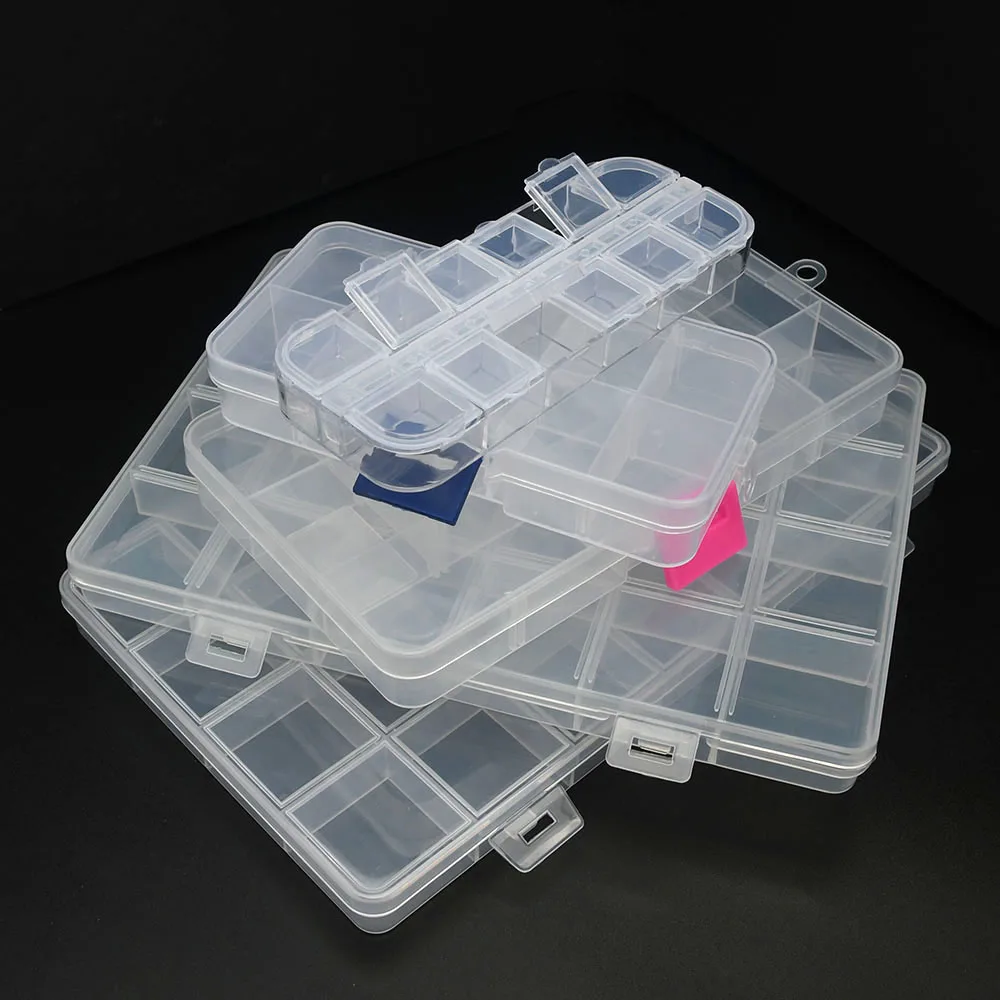 6-32 Compartments Plastic Stor - Art Craft Display review and price